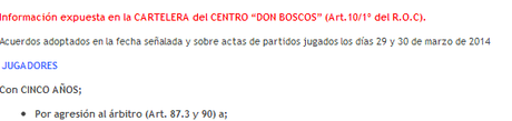 Cuatro años de sanción por agredir al Árbitro en el Trofeo Boscos navarro
