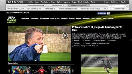 Sitio Web Recomendado: UEFA Training Ground