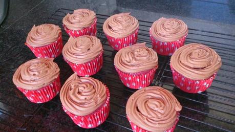 Cupcakes de frambuesa y chocolate