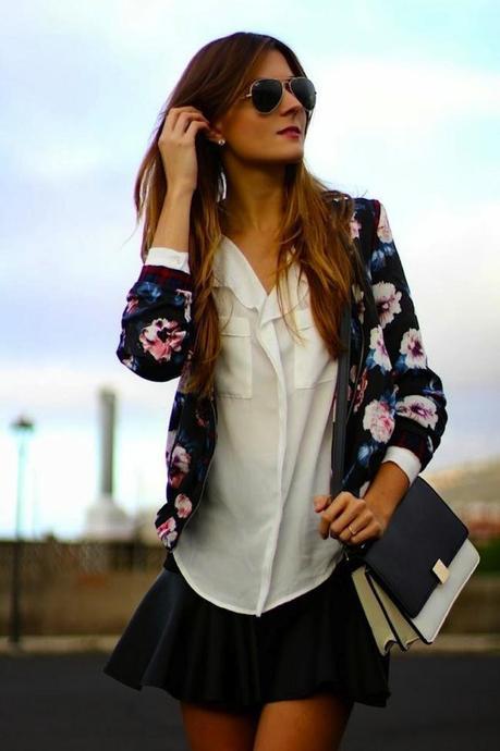 LET'S FACE SPRING WITH A BOMBER JACKET