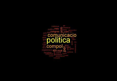 Análisis de la conversación del Congrés de Comunicació Política de Catalunya #CCPC2 en twitter nubetags