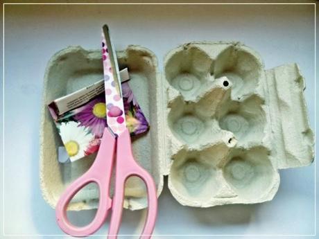 Mini tiestos con hueveras