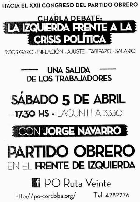 HACIA EL XXII CONGRESO DEL PARTIDO OBRERO: 