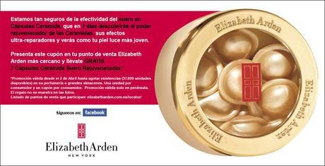 Promoción Cápsulas Ceramide de Elizabeth Arden