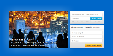 Registro y Login de Twitter