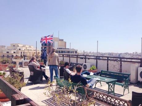 Desde la terraza de la escuela 