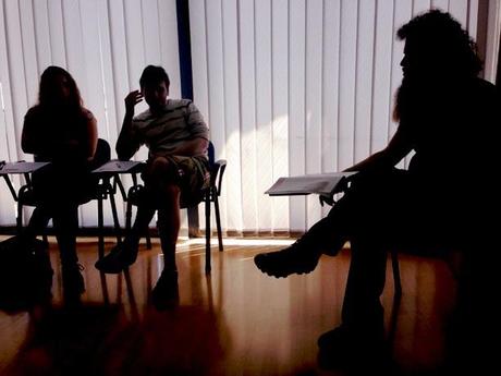 Durante una de las clases 