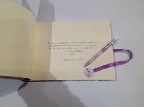 Libro de recuerdos para Primera Comunión
