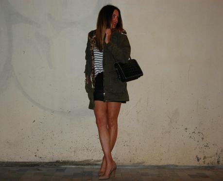 Blanco y Negro.. con Verde Militar