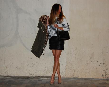 Blanco y Negro.. con Verde Militar