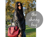 look: bolso color cereza