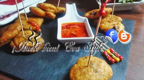 Buñuelos de pulpo con mojo