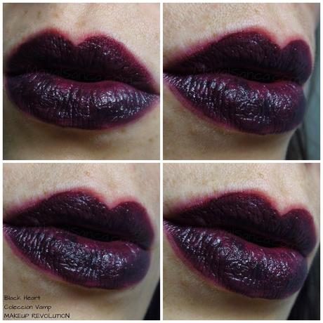 Colección Vamp: Black Heart, Rebel with cause y 100% Vamp de Makeup Revolution