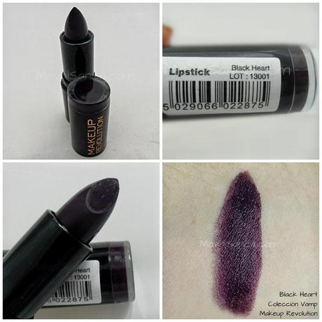 Colección Vamp: Black Heart, Rebel with cause y 100% Vamp de Makeup Revolution