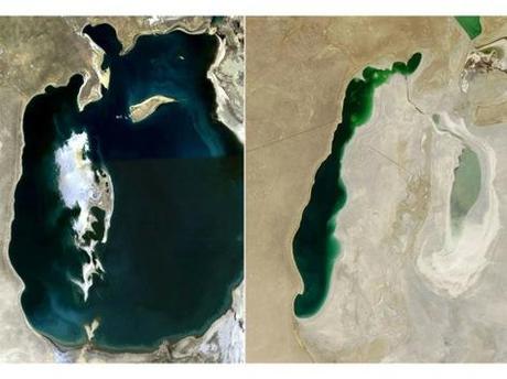 Muerte del mar Aral en Asia