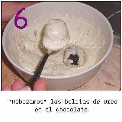 Bombones de oreo