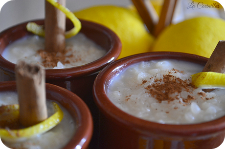 Arroz con leche caldoso