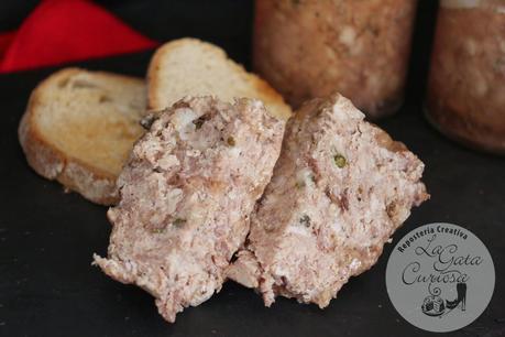 PATE DE CONEJO Y CERDO IBERICO A LA PIMIENTA VERDE