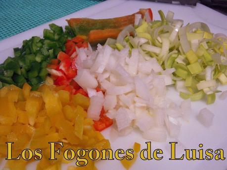 BERENJENAS AL HORNO CON VERDURAS