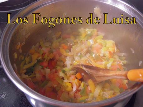 BERENJENAS AL HORNO CON VERDURAS