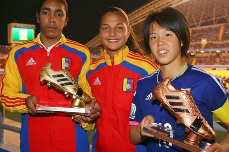 Las venezolanas Deyna Castellanos y Gabriela García, bota de oro del Mundial de Fútbol Femenino Sub-17