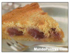 Torta de ricota y uvas