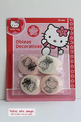 Obleas de Hello Kitty