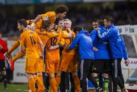 El Real Madrid golea a la Real Sociedad en Anoeta
