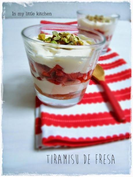 Tiramisú de fresas
