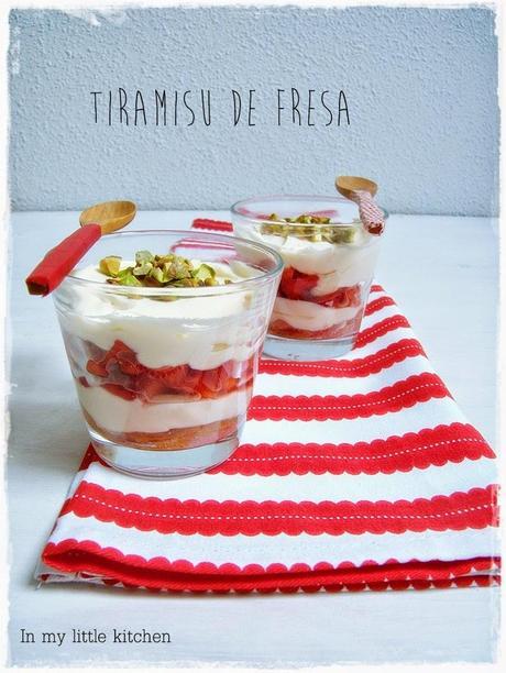 Tiramisú de fresas