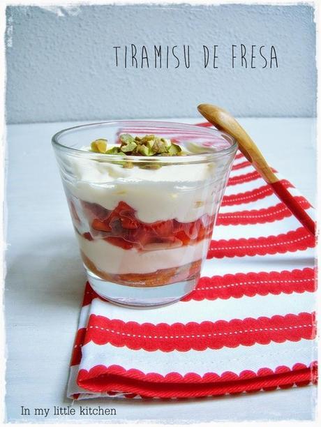 Tiramisú de fresas