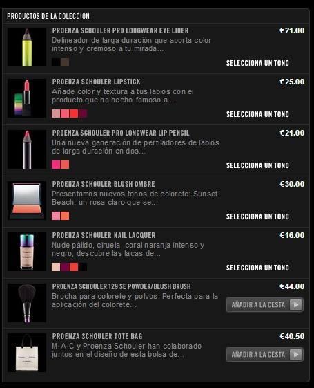 lo próximo de MAC; Kelly Yum Yum, colección Osbourne