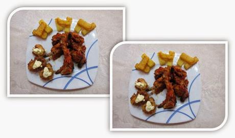 COSTILLAS  ASADAS CON SALSA  BARBACOA  ESPECIAL