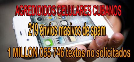 Agredidos celulares cubanos desde EE.UU.con más de un millón de mensajes de texto spam