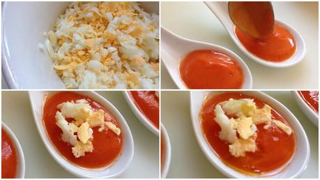 Salmorejo de Piquillos al Aroma de Frambuesa. #Alimentaria2014.