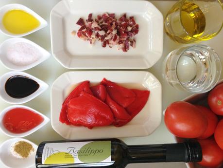 Salmorejo de Piquillos al Aroma de Frambuesa. #Alimentaria2014.