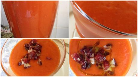 Salmorejo de Piquillos al Aroma de Frambuesa. #Alimentaria2014.
