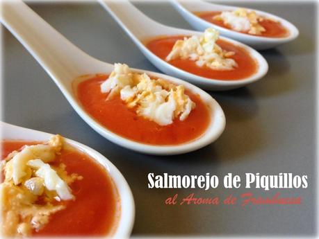 Salmorejo de Piquillos al Aroma de Frambuesa. #Alimentaria2014.
