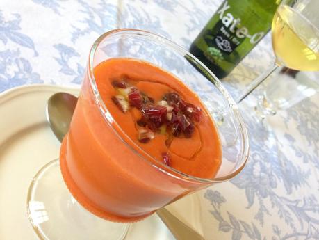 Salmorejo de Piquillos al Aroma de Frambuesa. #Alimentaria2014.