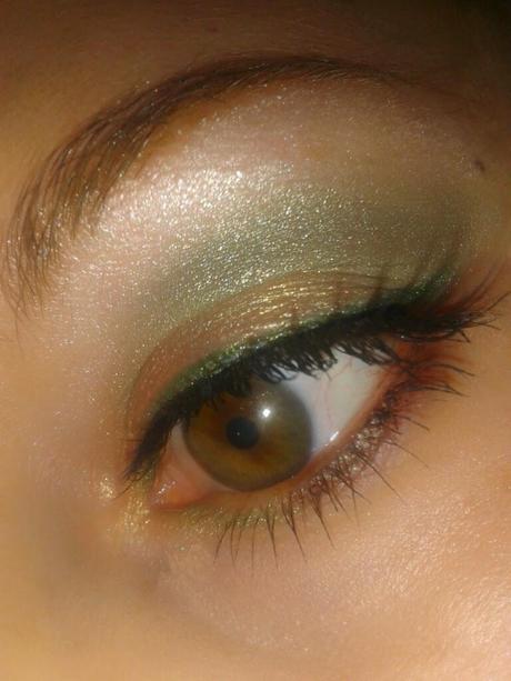 OJOS SOMBRAS VERDES OJO MAQUILLADO EN VERDE