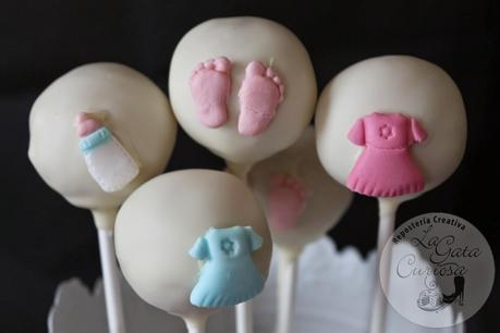 CAKE POPS DE DONUTS PARA BAUTIZOS