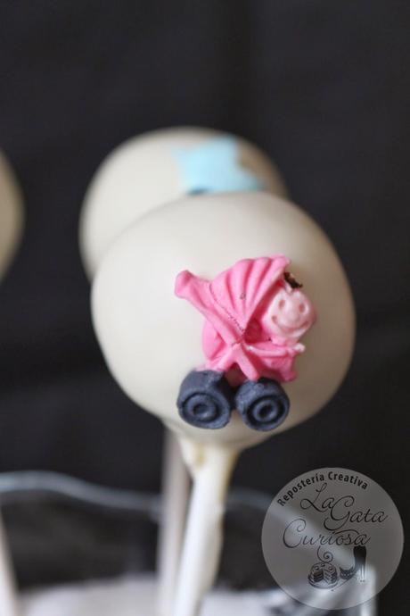 CAKE POPS DE DONUTS PARA BAUTIZOS