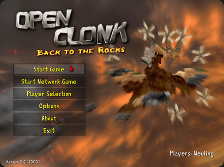 openclonk MainScreen