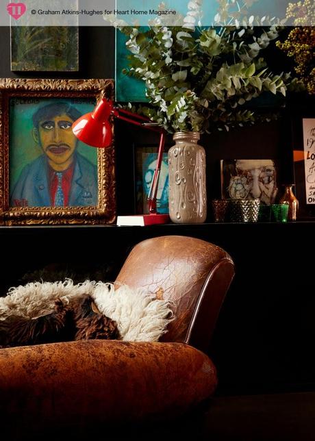 La casa de Abigail Ahern. ¿Quién dijo miedo al color negro?