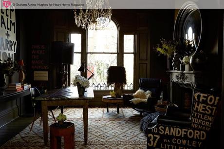 La casa de Abigail Ahern. ¿Quién dijo miedo al color negro?