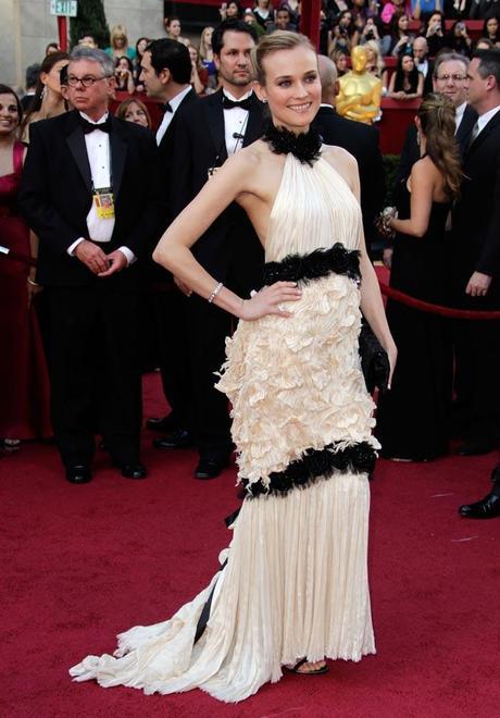 Oscar: Vestidos para recordar Diane Kruger, de Chanel Couture, en 2010.