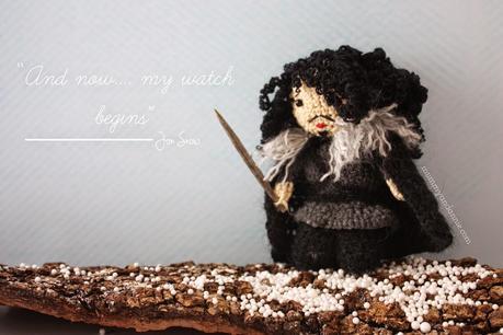 JON SNOW AMIGURUMI