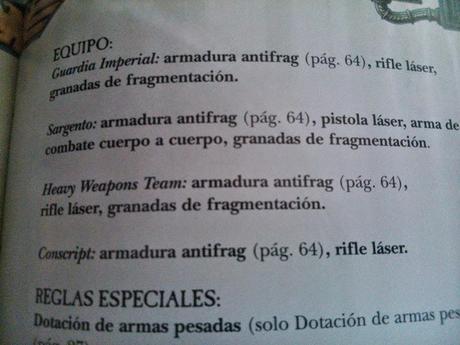 Imagenes del codex Astra Militarum en español(Bueno,medio español,medio ingles...)