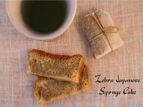 Zebra Japanese Sponge Cake [Kasutera]