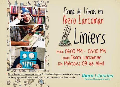 Liniers firmará en Ibero Librería de Larcomar